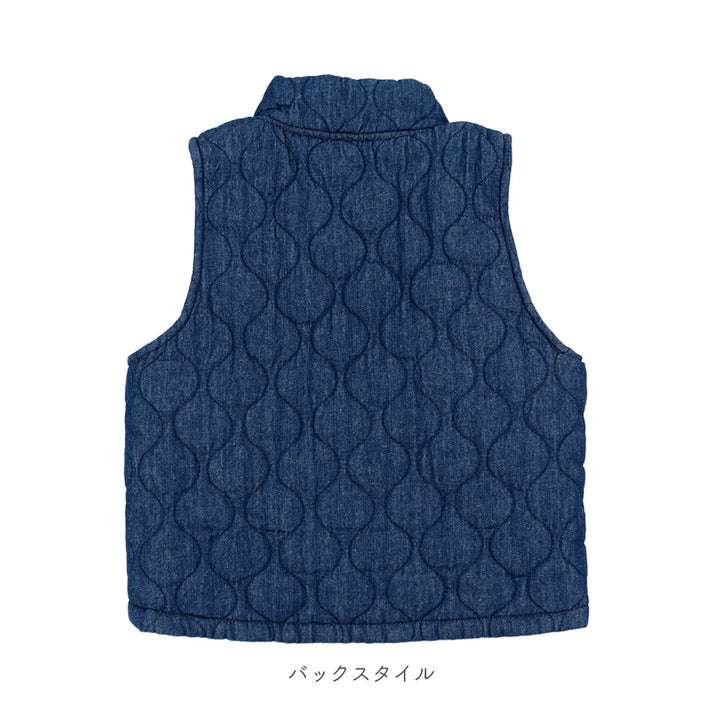 【SALE】[t.] デニム キルト ベスト