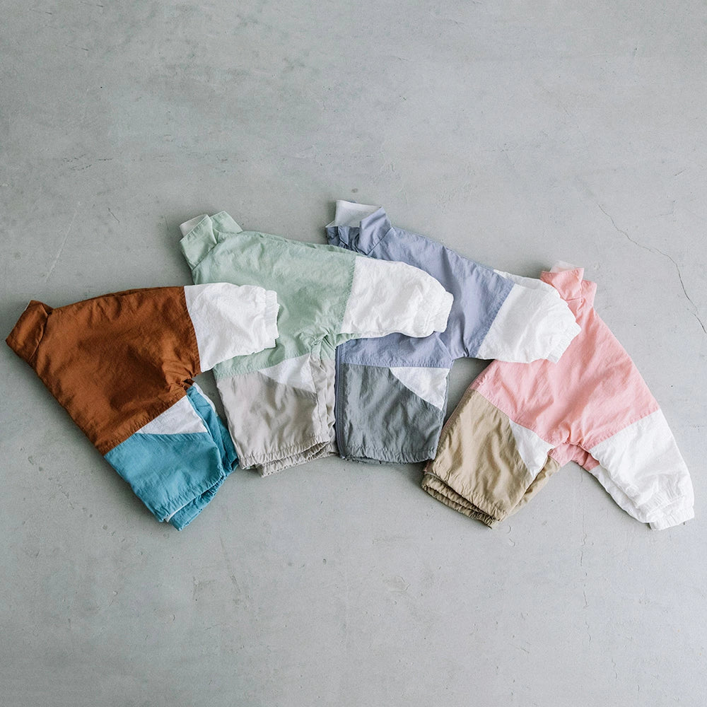 【11/9まで10%OFF】[t.] 配色 ウインドブレーカー