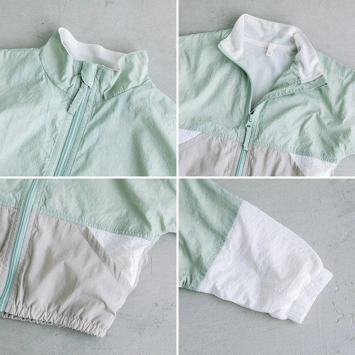 【11/9まで10%OFF】[t.] 配色 ウインドブレーカー