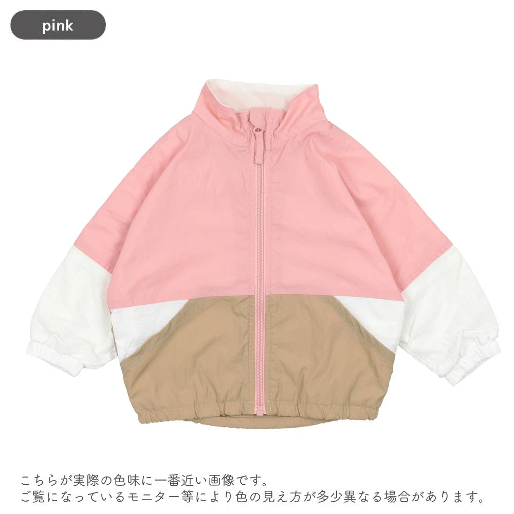 【11/9まで10%OFF】[t.] 配色 ウインドブレーカー