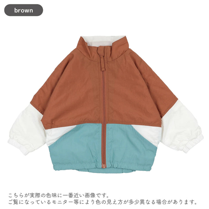【11/9まで10%OFF】[t.] 配色 ウインドブレーカー