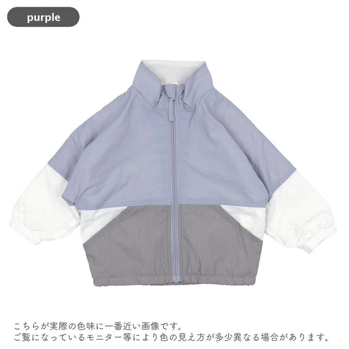 【11/9まで10%OFF】[t.] 配色 ウインドブレーカー