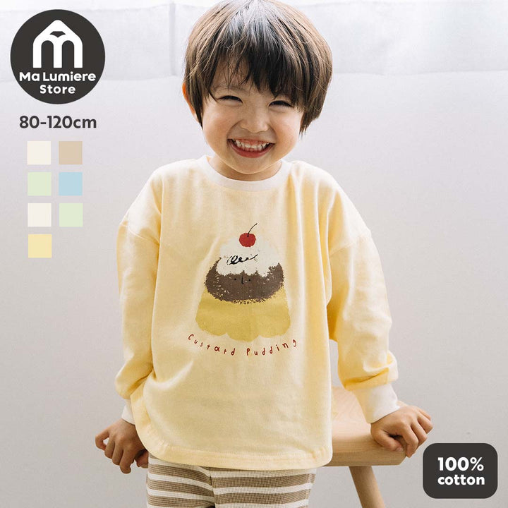 【SALE】[t.] 袖リブ プリント長袖Tシャツ