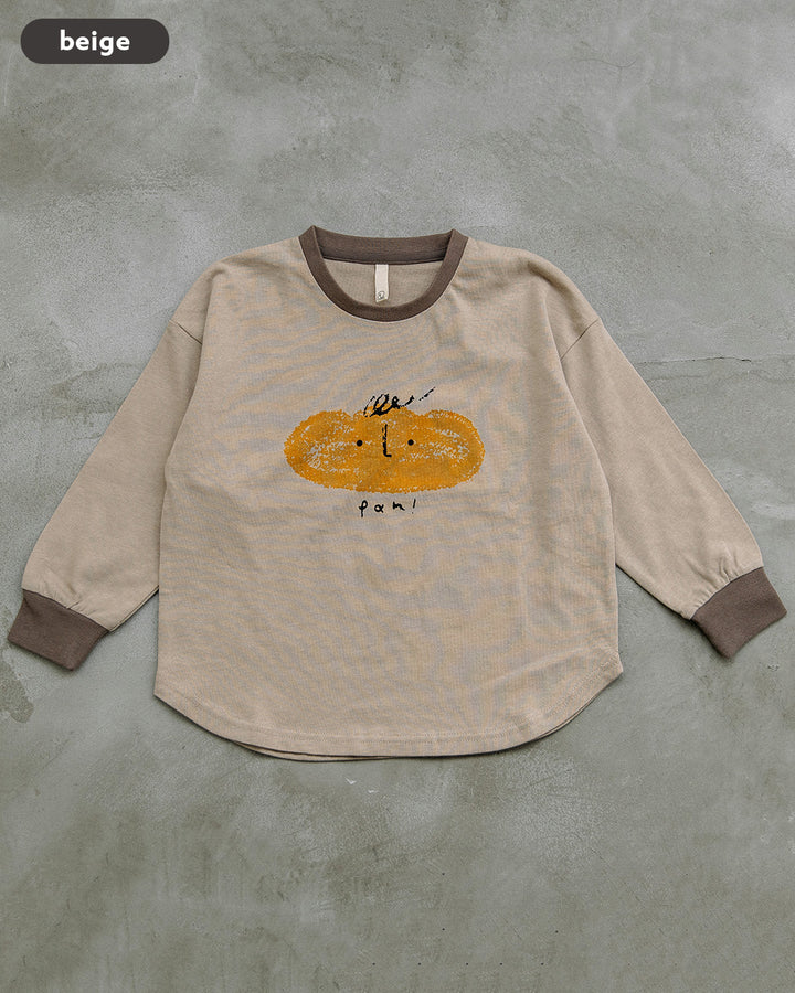 【新色先行販売】[t.] 袖リブ プリント長袖Tシャツ