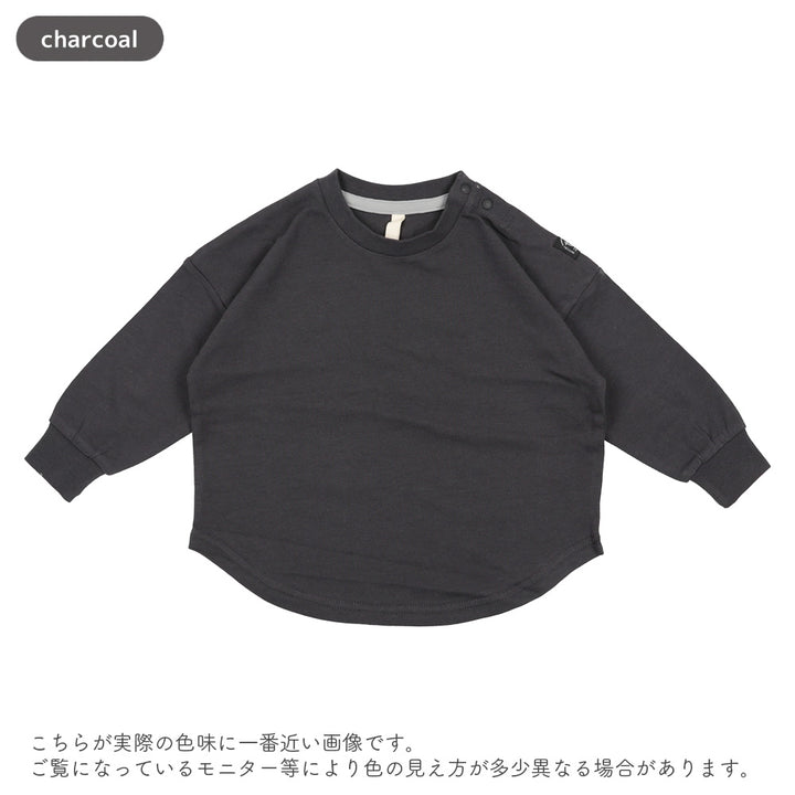 [t.] 無地 袖リブ 長袖 Tシャツ