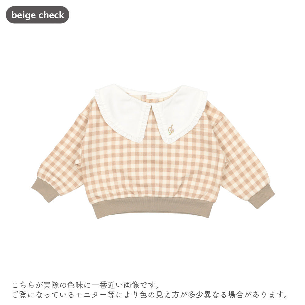 [t.] 衿付き トレーナー