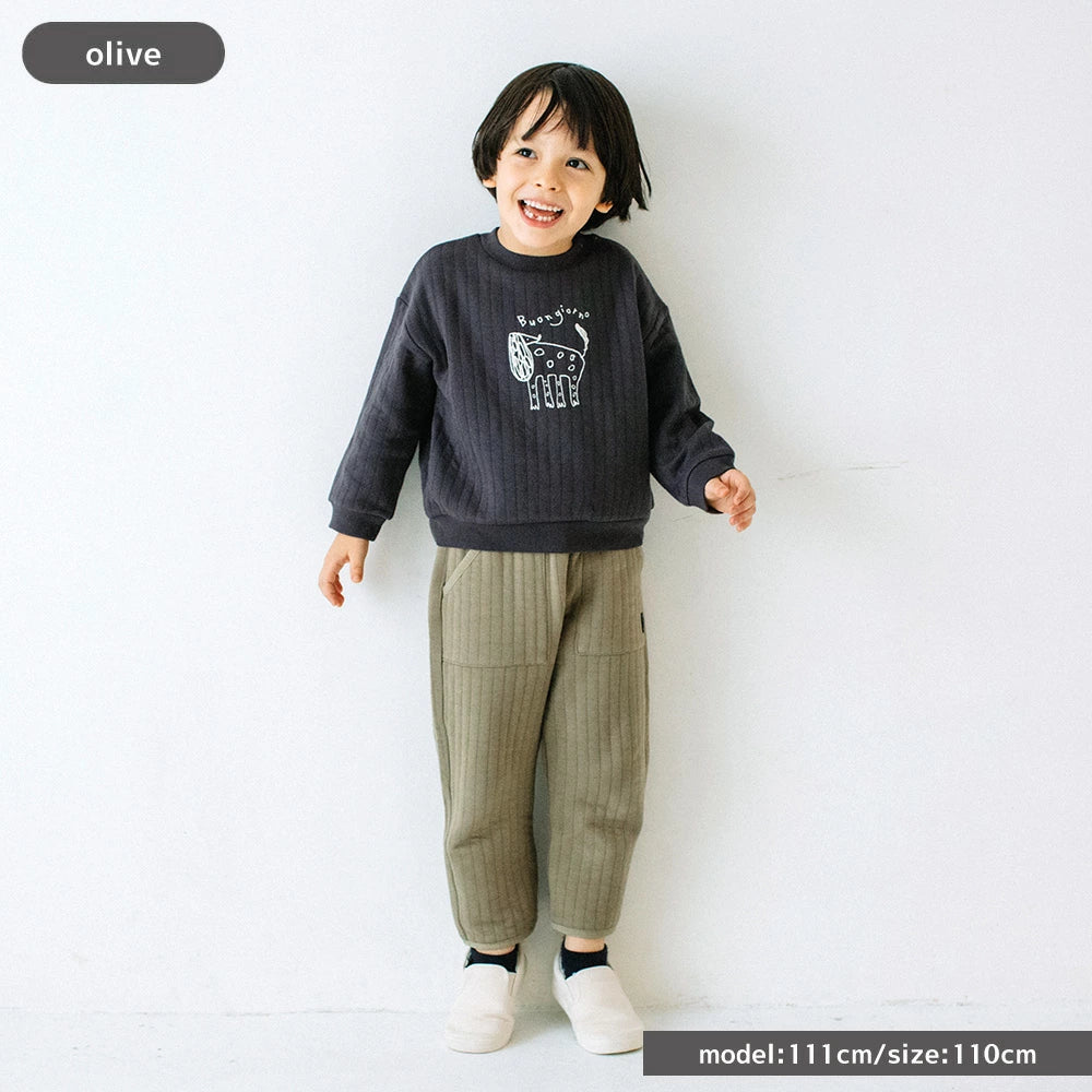 【再入荷】[t.] キルト シェフ パンツ