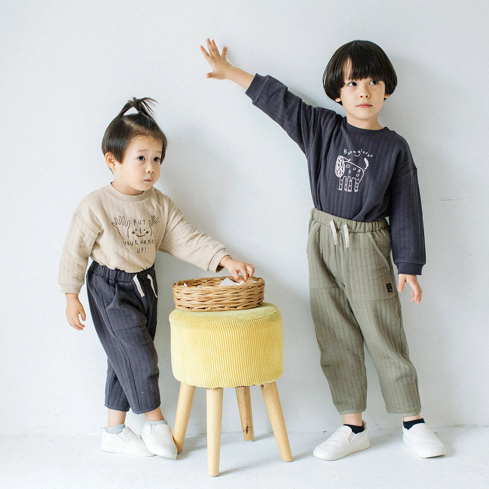 【再入荷】[t.] キルト シェフ パンツ