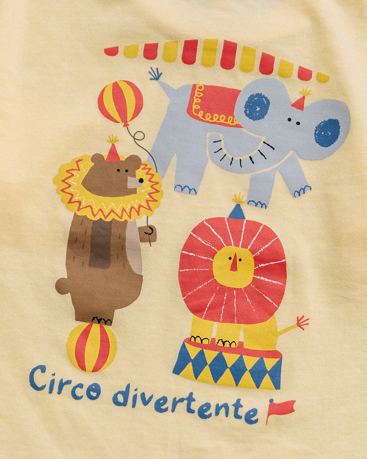 【新作】[t.] ポケット付き前後プリント長袖Tシャツ