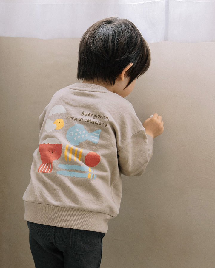 【新作】[t.] たべものサガラ＆プリントトレーナー