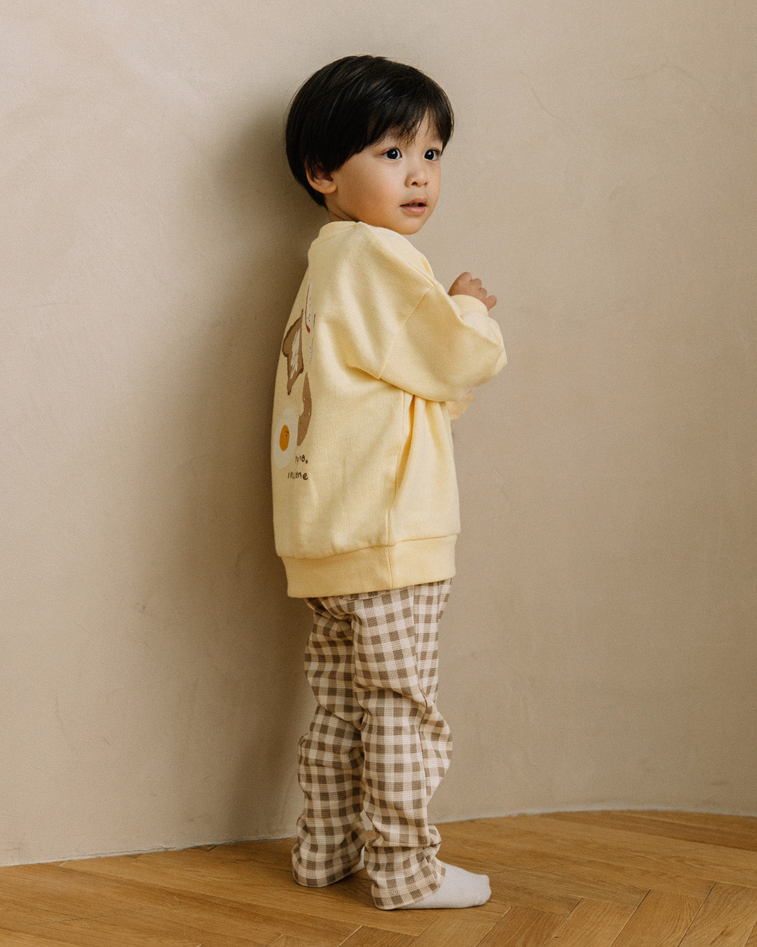 【新作】[t.] たべものサガラ＆プリントトレーナー