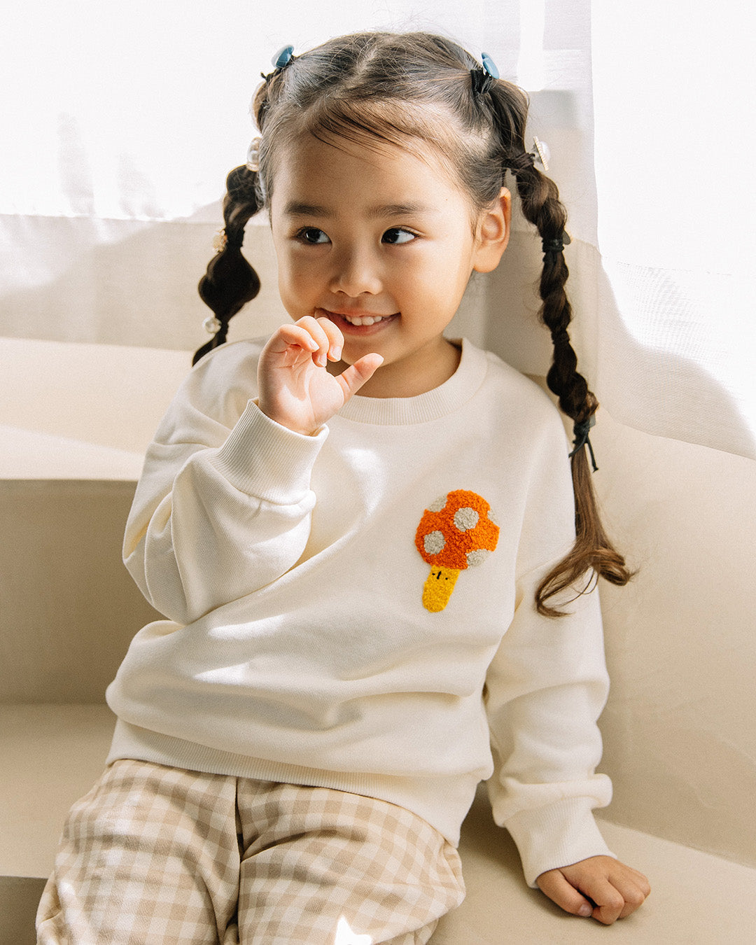 【新作】[t.] たべものサガラ＆プリントトレーナー