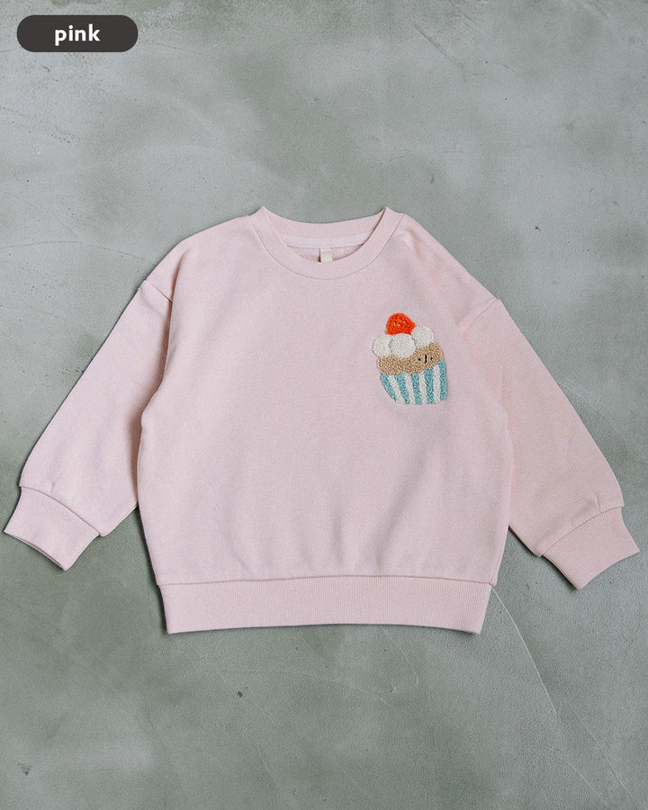 【新色追加】【再入荷】[t.] たべものサガラ＆プリントトレーナー
