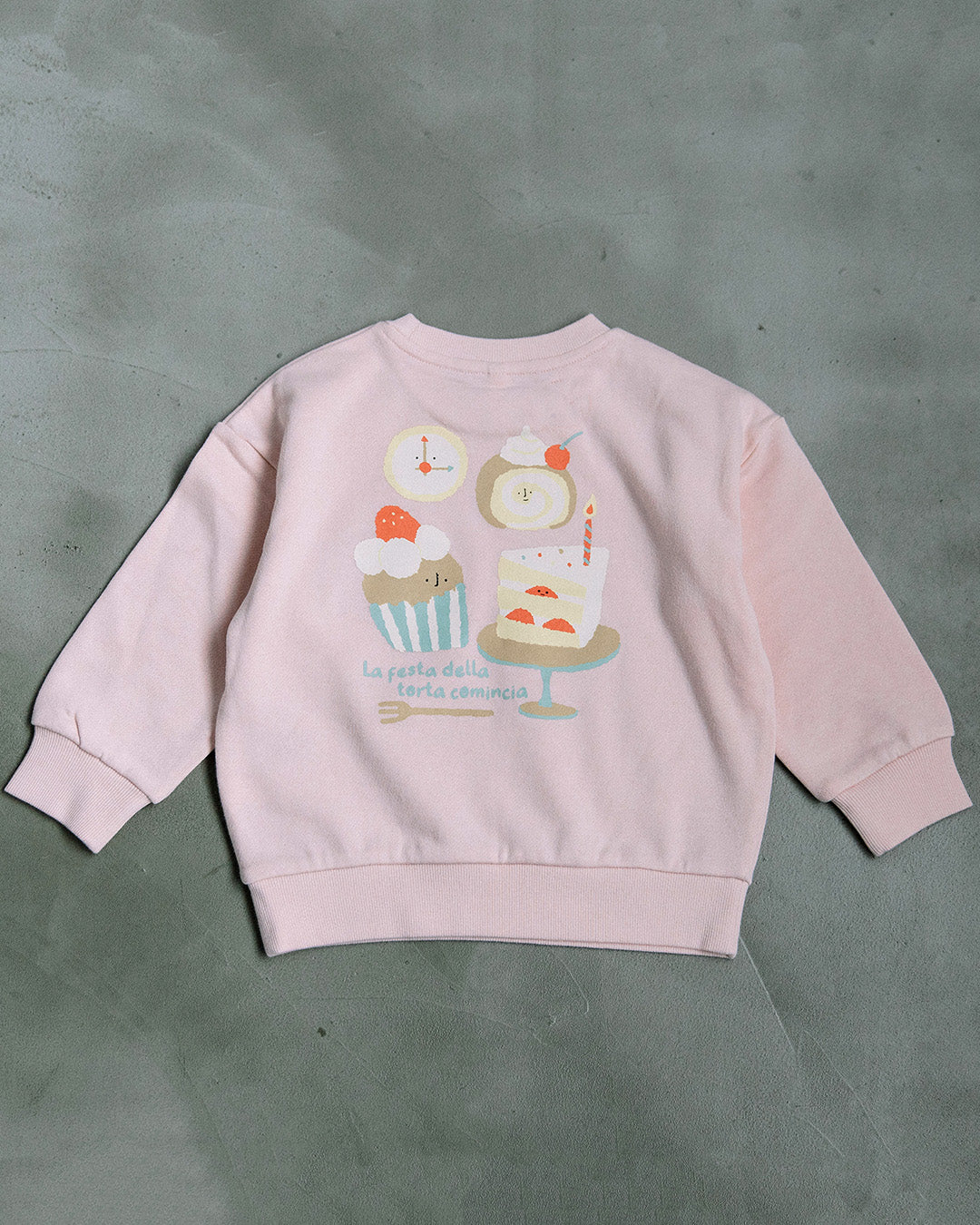 【新色追加】【再入荷】[t.] たべものサガラ＆プリントトレーナー