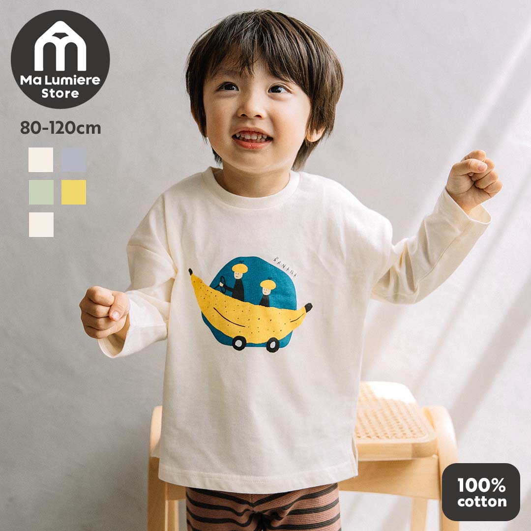 【新色10/6発売予定】[t.] ゆる プリント 長袖 Tシャツ