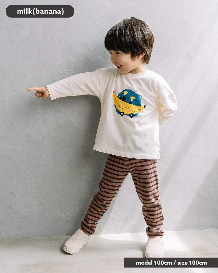 【新色10/6発売予定】[t.] ゆる プリント 長袖 Tシャツ