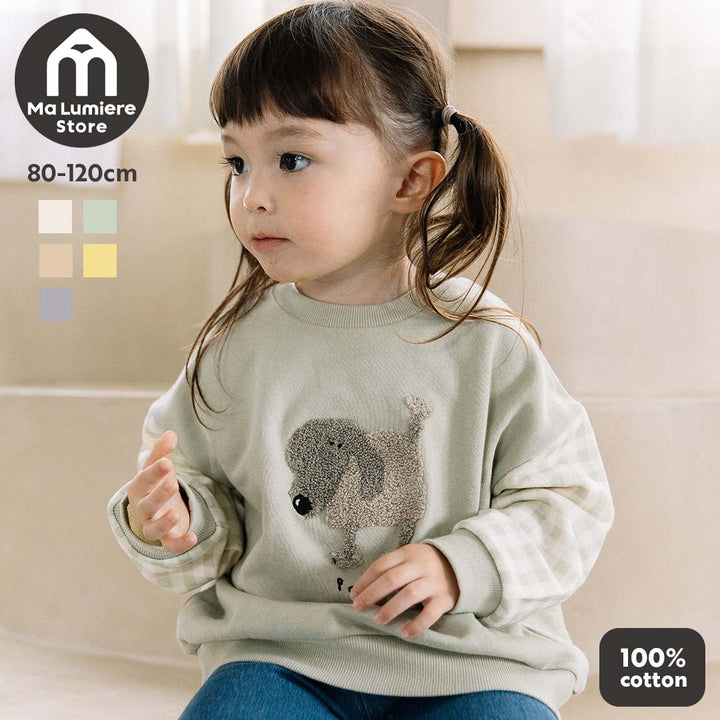 {
  "t.": "Sagara Embroidery Paneled Sweatshirt"
}