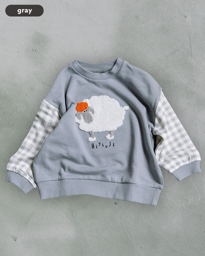 {
  "t.": "Sagara Embroidery Paneled Sweatshirt"
}