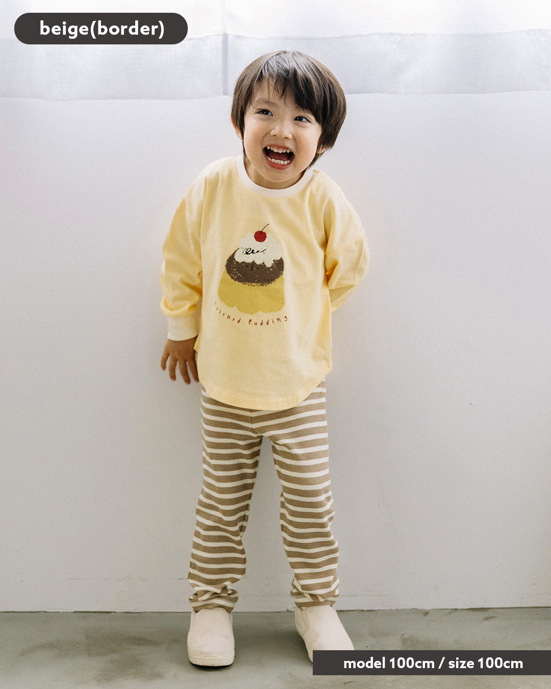 [t.] ワッフル プリント レギンス