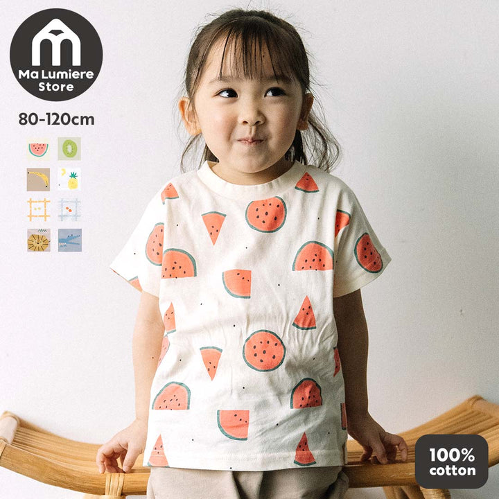 【TIMESALE】【新色追加】[t.] 総柄 ドルマン 半袖 Tシャツ