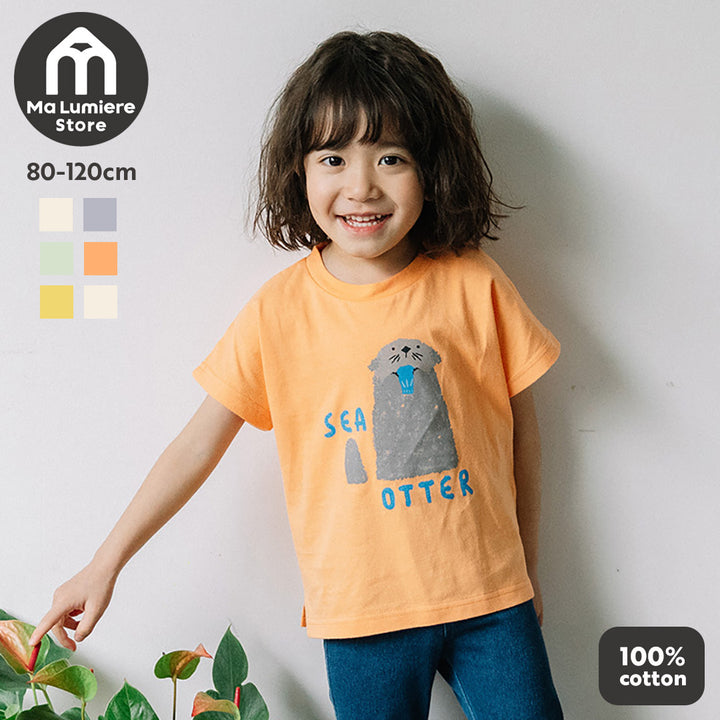 【SALE】[t.] ラクガキ プリント ドルマン 半袖 Tシャツ