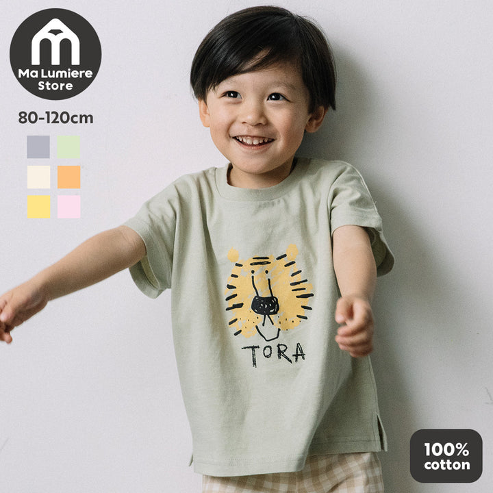 【新色追加】[t.] ラクガキ プリント ドルマン 半袖 Tシャツ