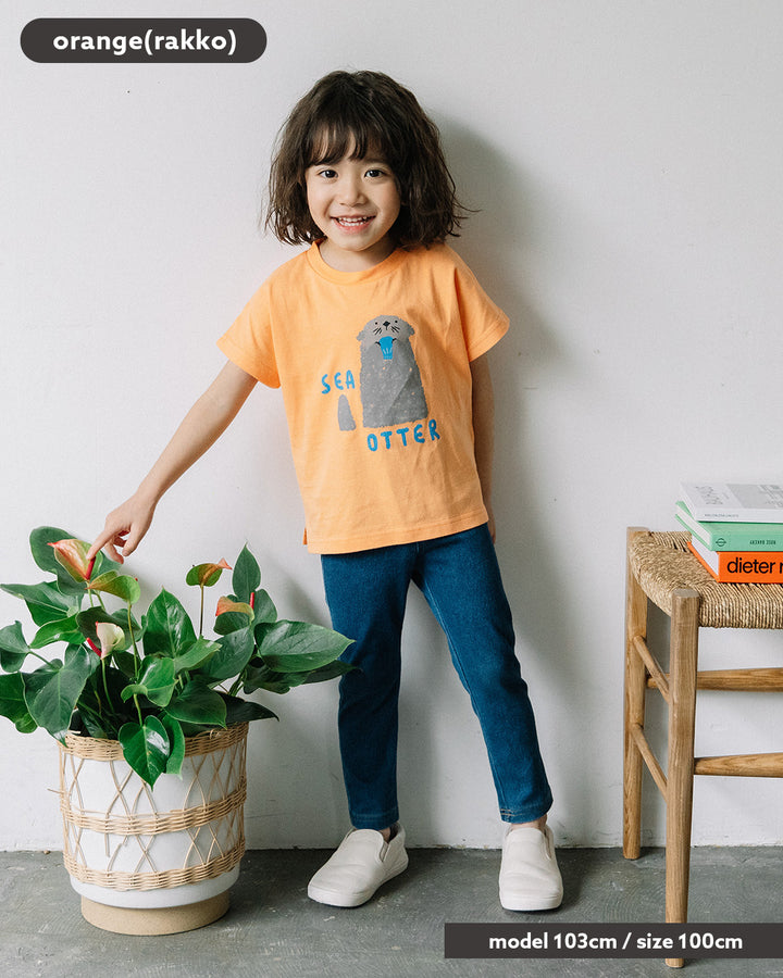 【新色追加】[t.] ラクガキ プリント ドルマン 半袖 Tシャツ