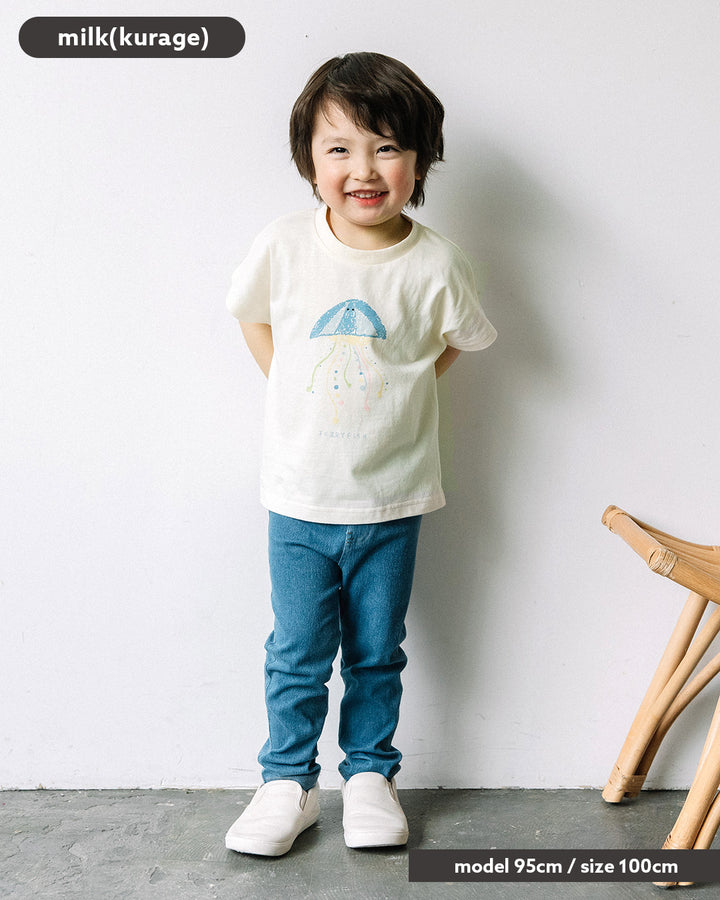 【新色追加】[t.] ラクガキ プリント ドルマン 半袖 Tシャツ