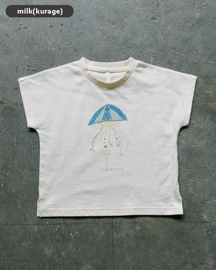 【新色追加】[t.] ラクガキ プリント ドルマン 半袖 Tシャツ