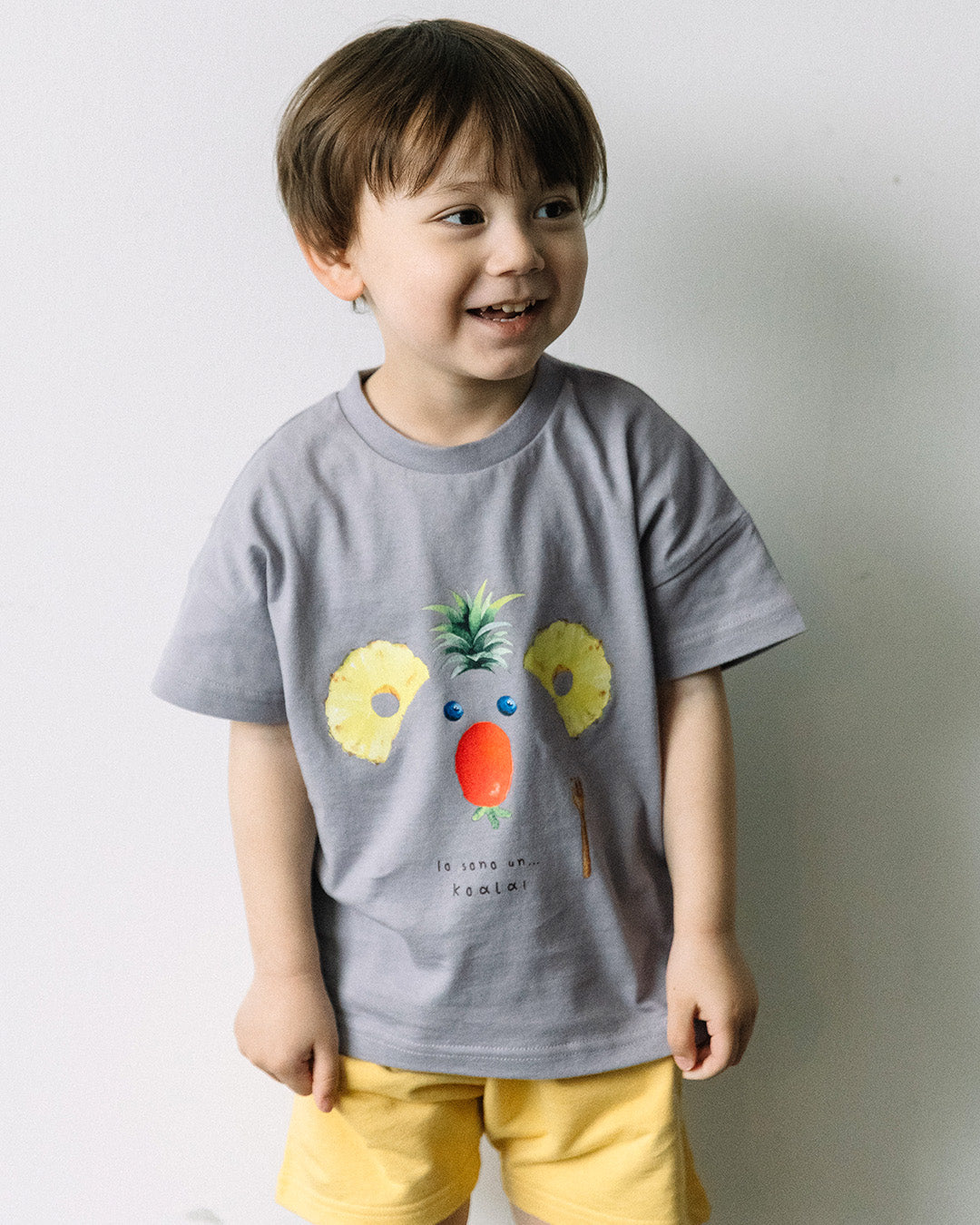 【新作】[t.] たべものフェイスTシャツ