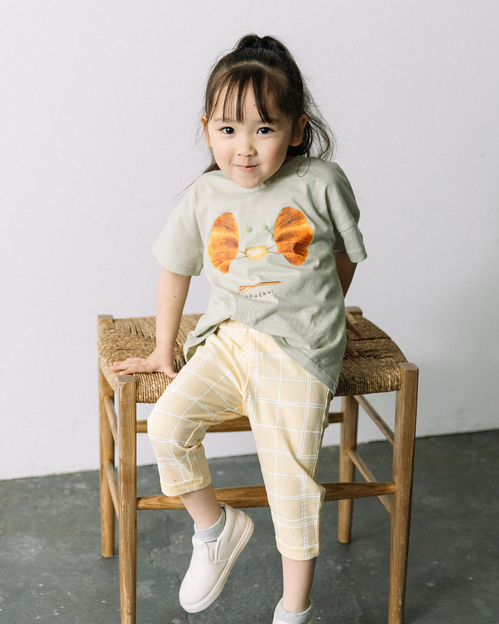 【新作】[t.] たべものフェイスTシャツ