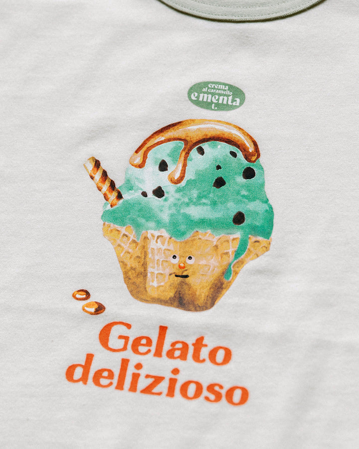 【新作】[t.] たべものプリントロンパース