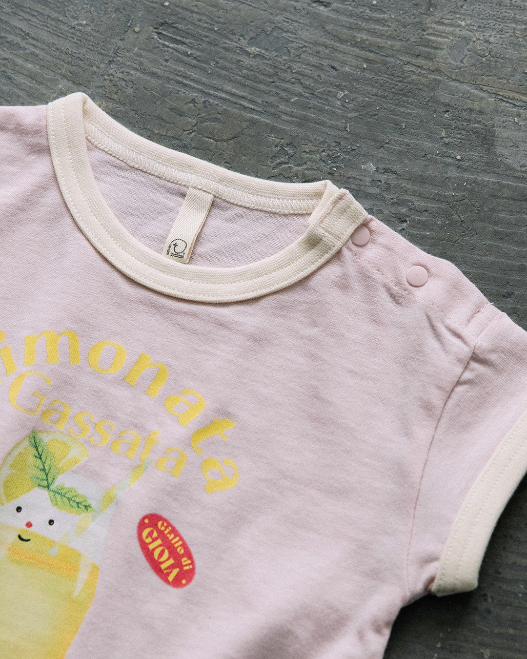 【新作】[t.] たべものプリントロンパース