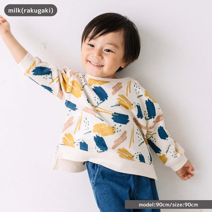 【新色追加】[t.] 総柄 トレーナー