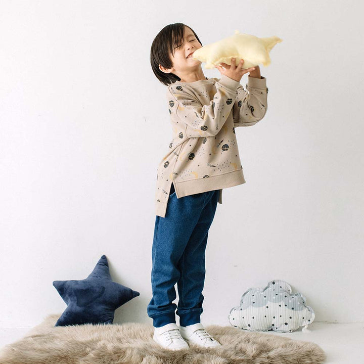 【新色追加】[t.] 総柄 トレーナー