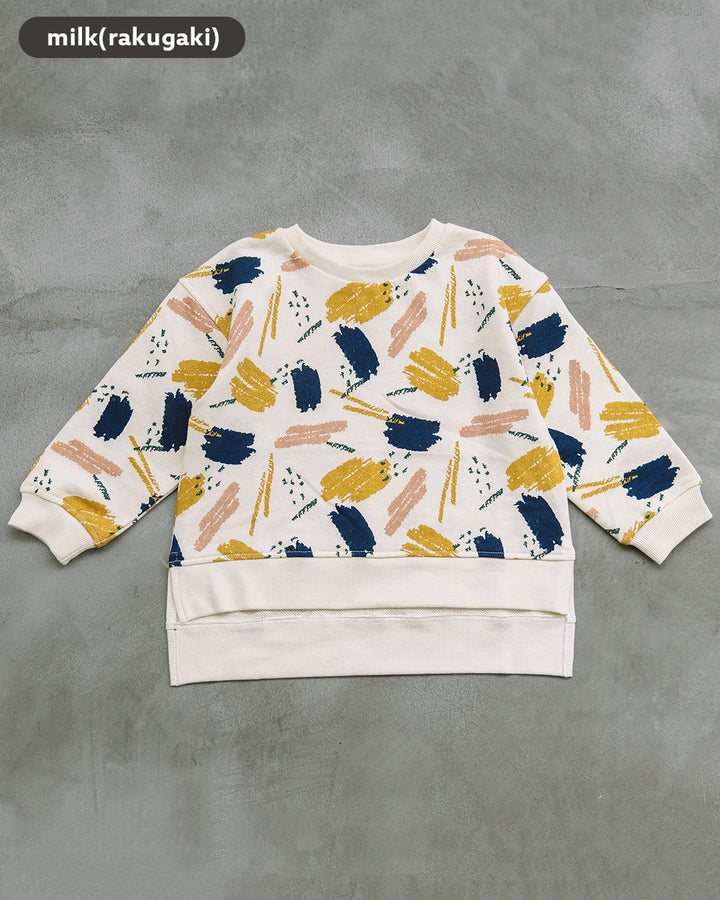 【新色追加】[t.] 総柄 トレーナー