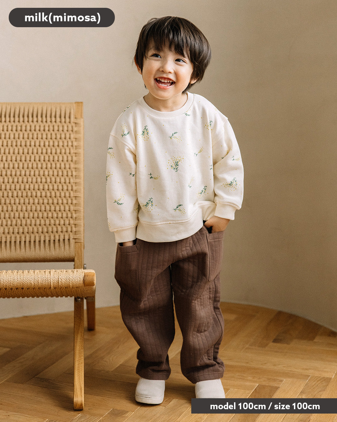 【新色追加】[t.] 総柄 トレーナー