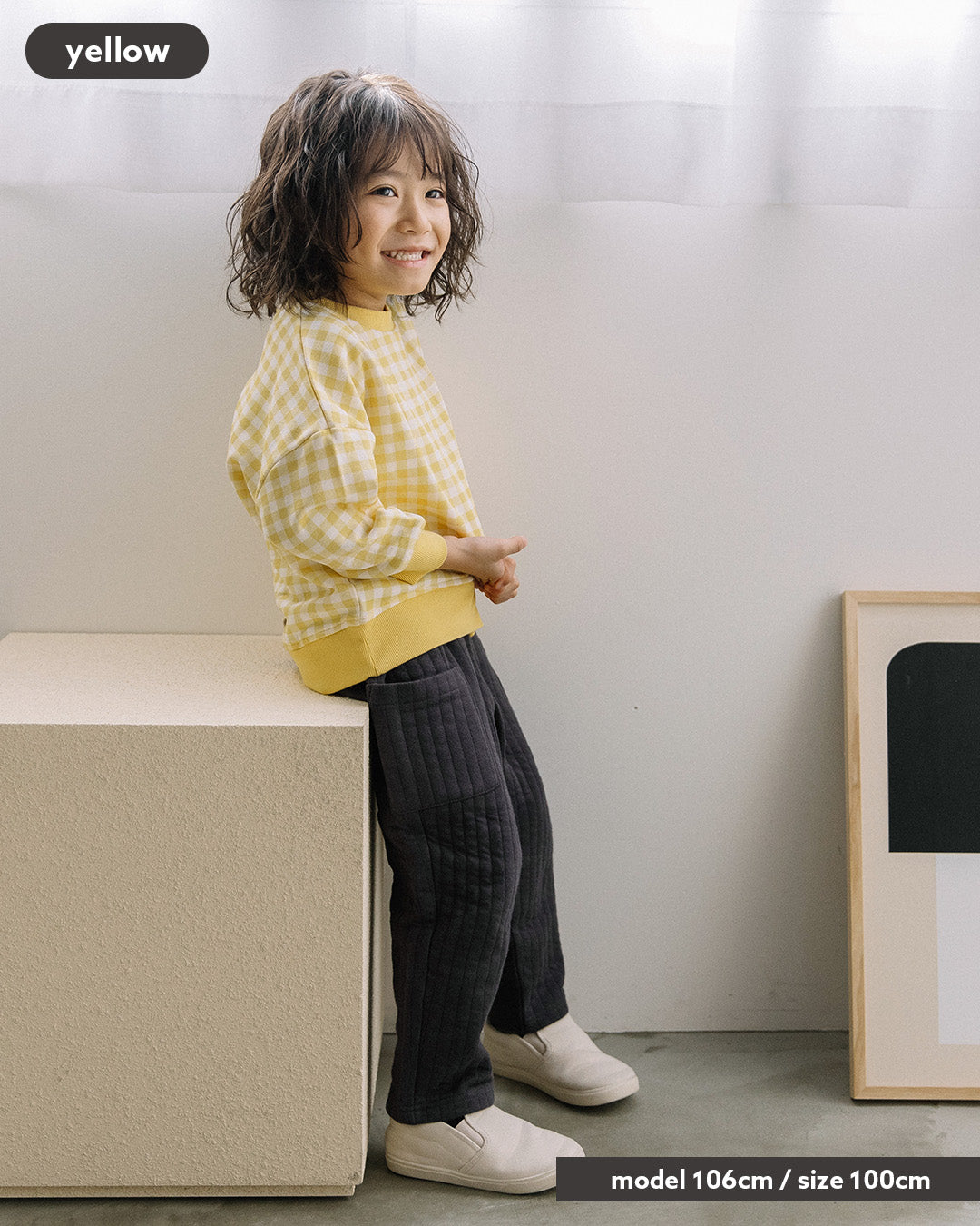 【新色追加】[t.] チェック柄 トレーナー