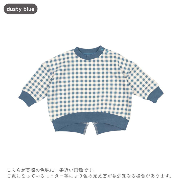 【新色追加】[t.] チェック柄 トレーナー