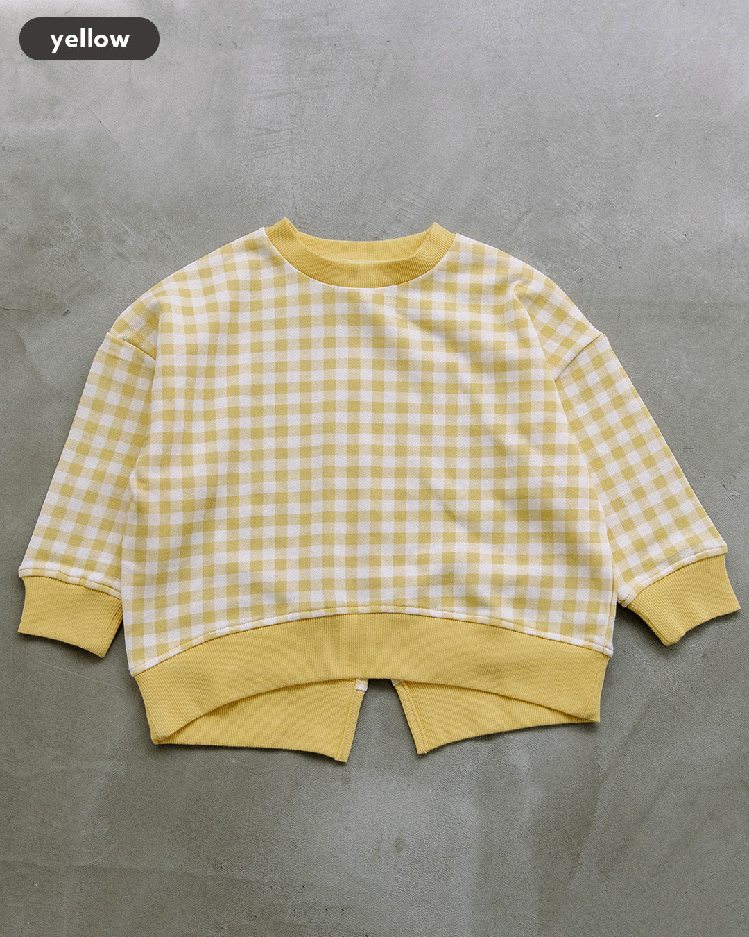 【新色追加】[t.] チェック柄 トレーナー