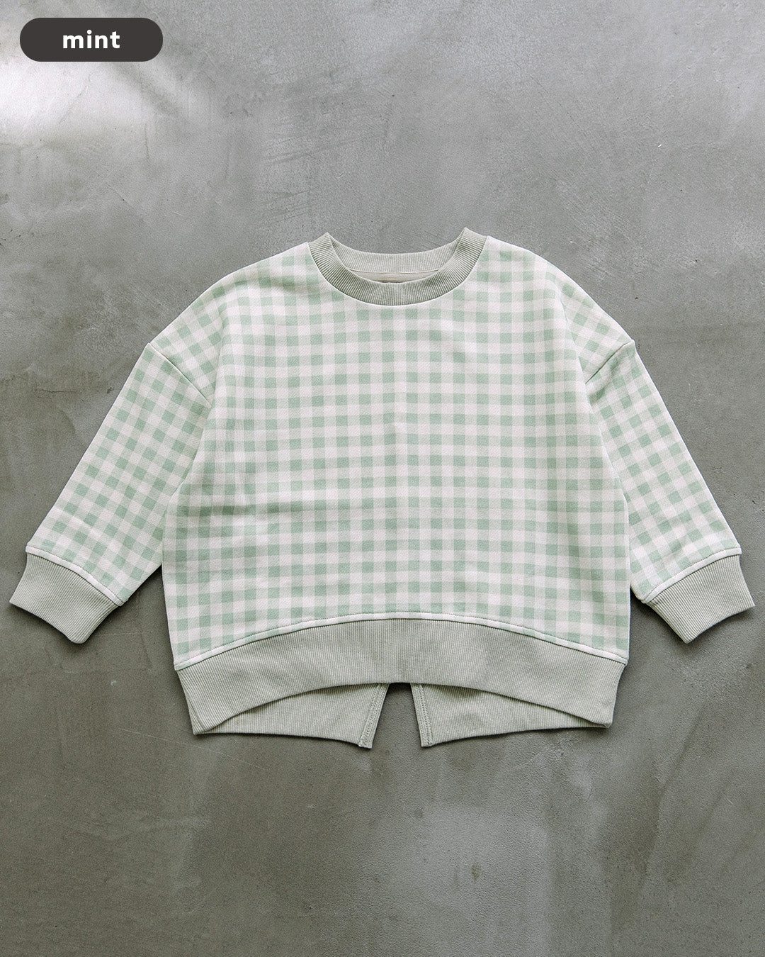 【新色追加】[t.] チェック柄 トレーナー