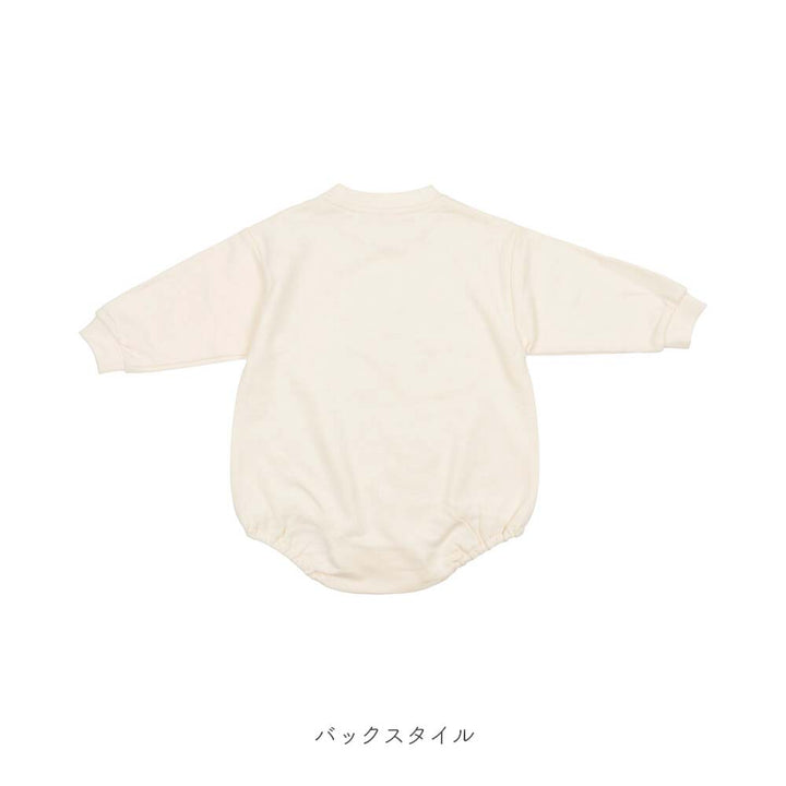 [t.] ラクガキ プリント 裏毛 ロンパース