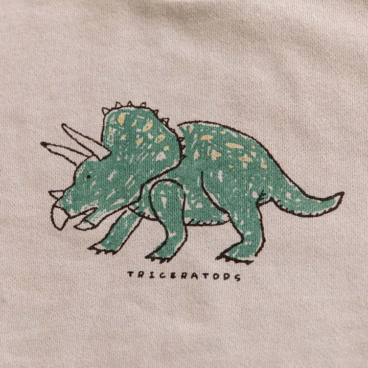 [t.] ラクガキ プリント 裏毛 ロンパース