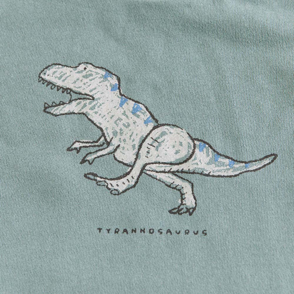 [t.] ラクガキ プリント 裏毛 ロンパース