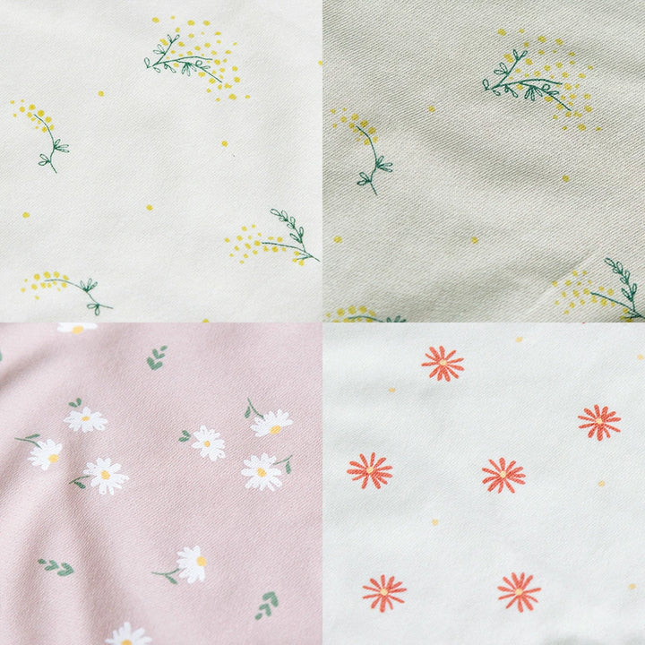 [t.] 総柄 裏毛 ロンパース