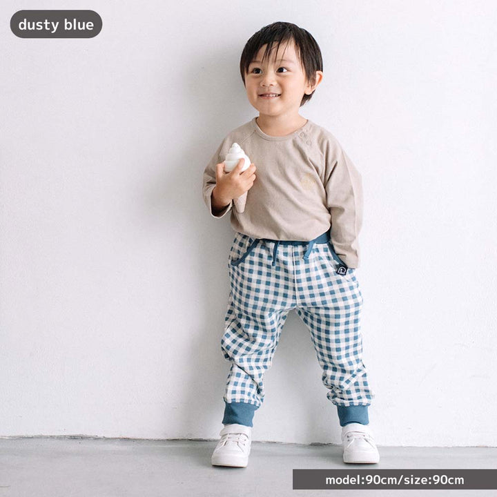 【SALE】 [t.] チェック柄 スウェット パンツ