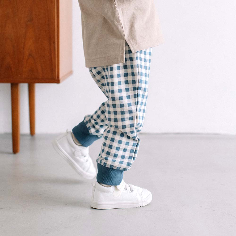 【SALE】 [t.] チェック柄 スウェット パンツ