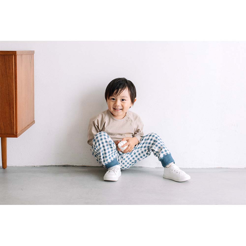 【SALE】 [t.] チェック柄 スウェット パンツ