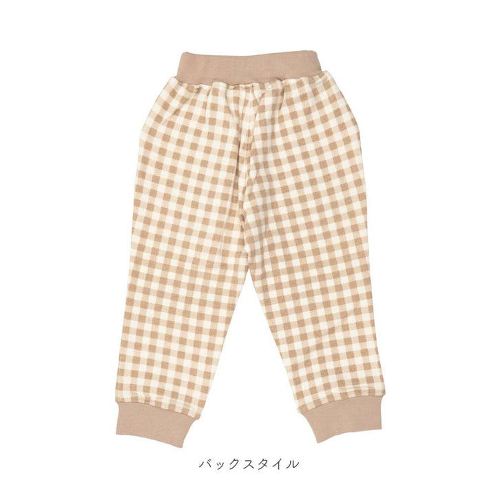 【SALE】 [t.] チェック柄 スウェット パンツ