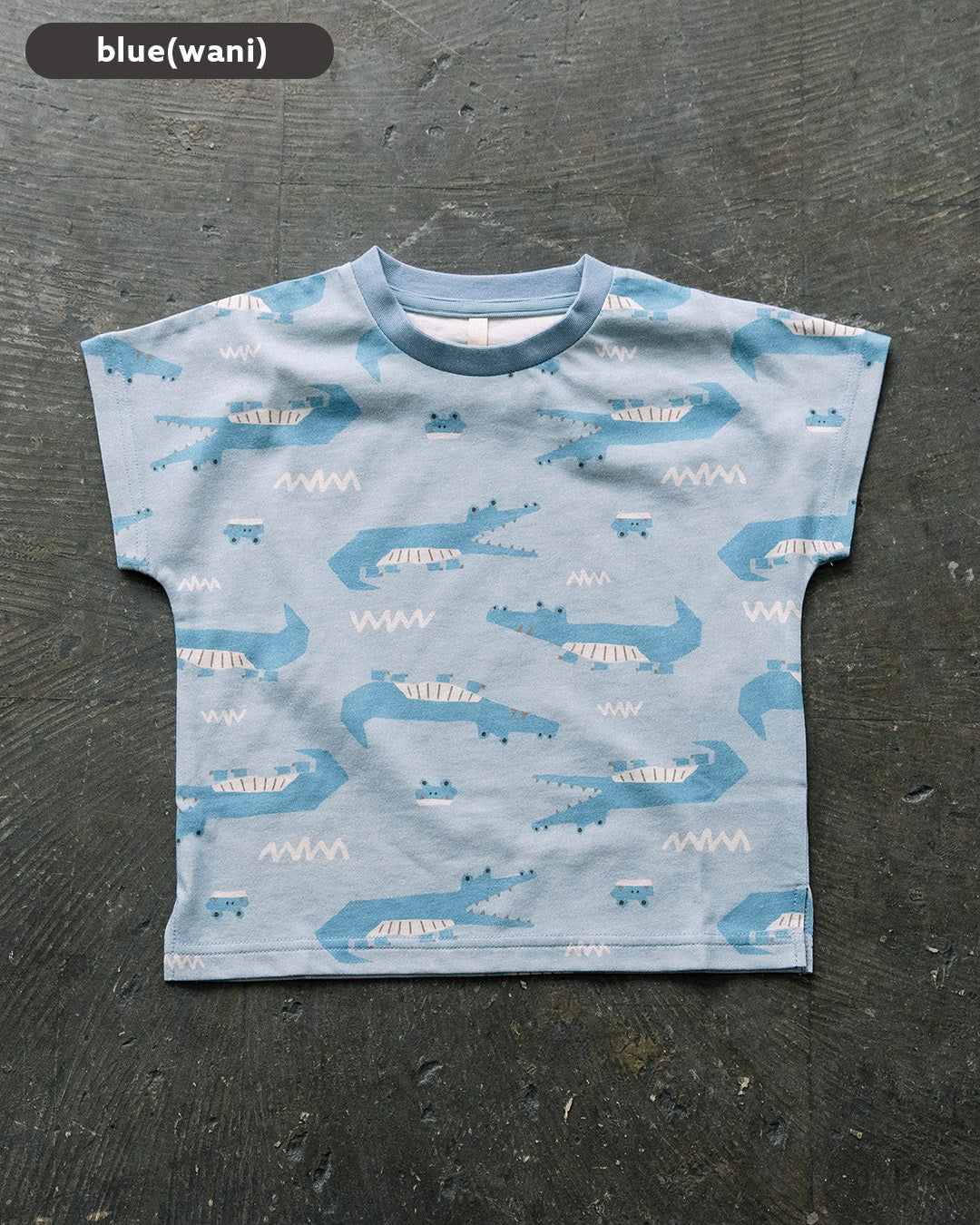 【TIMESALE】【新色追加】[t.] 総柄 ドルマン 半袖 Tシャツ